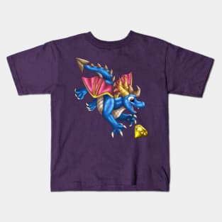 GemBab: Flame (Blue) Kids T-Shirt